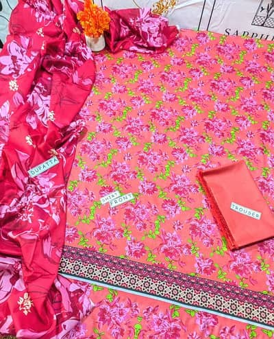 2 suit, saya unstitched, 3 piece