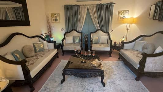 7 Seater Chinioti Pure Wooden Sofa