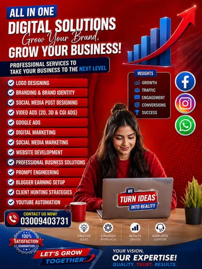 All-in-one Digital Marketing & Website Development Services
