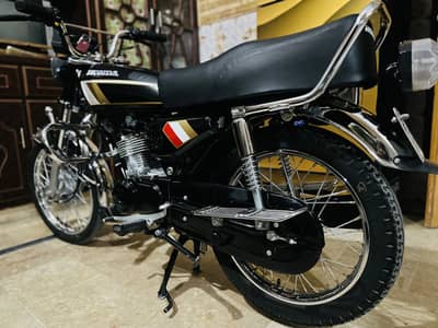 HONDA CG-125, RED, ISB register, 2026, first owner, double saman