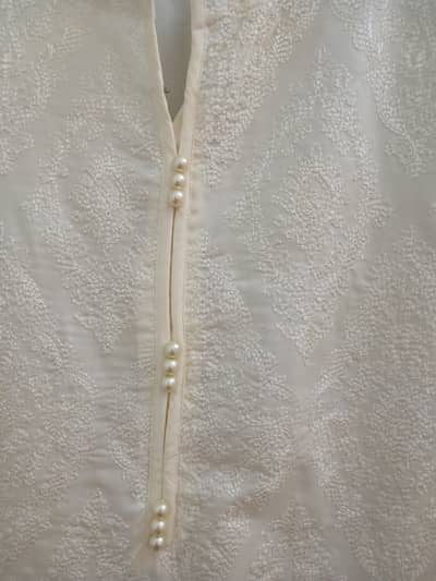 Original Khaadi Cotton Embroidered Kurta – Size 8
