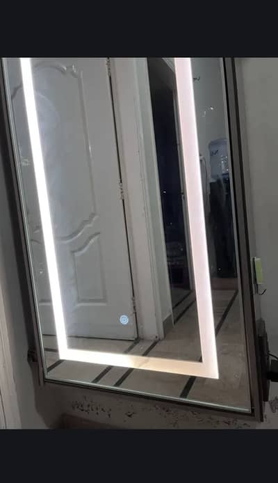 Mirror with door