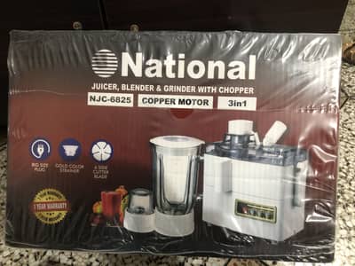 “National” 3 in 1  juicer blender and chopper