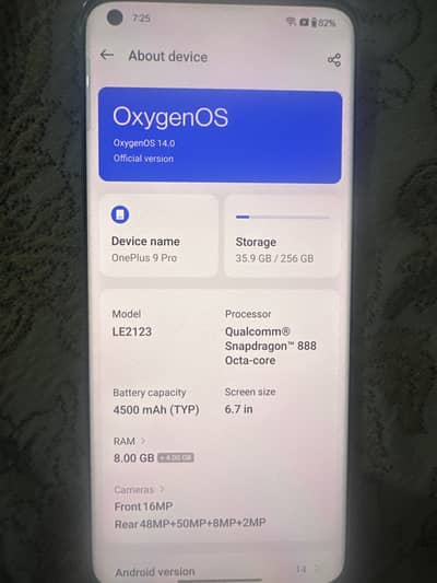 OnePlus 9 Pro 8GB/256GB | Patched Dual SIM | All OK | Snapdragon 888