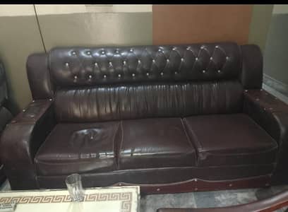 rexine sofa set 6 seater