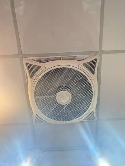 2 Ceiling Cassette Air Circulation Fan with Remote