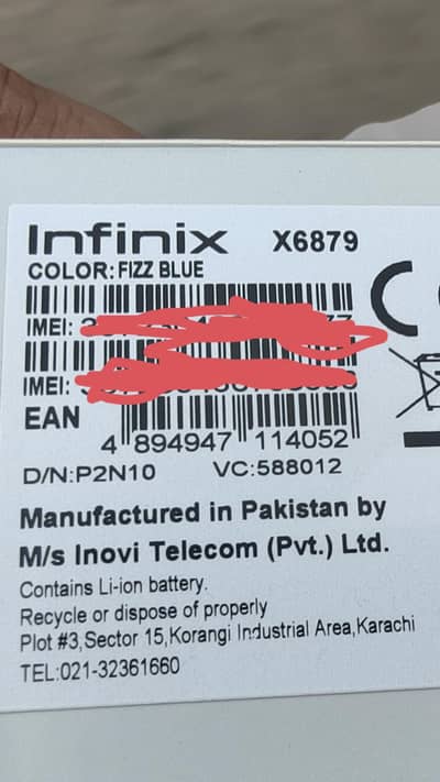 Infinix note 60 03054787879