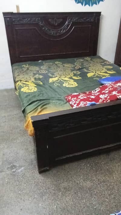 Double and Single Bed