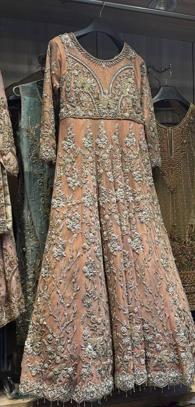 bridal walima dress only girls looking for dress can contact