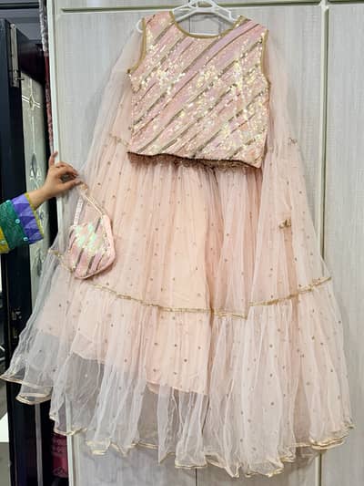 net  lehanga | sequence work | bridal dress