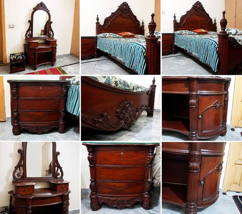 sheesham bed set 0