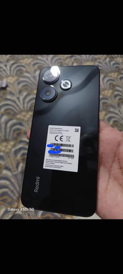 redmi 13 mobile phone with complete box in warranty