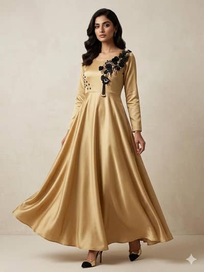 Long maxi with dupatta