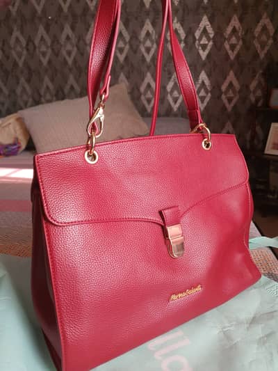 Marina Galanti red Astrid Tote handbag - New, Bought from Qatar