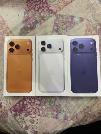 IPhone 17 Pro Max jv +pro jv +17 jv 256gb non active box pack availabl