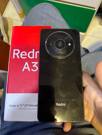 Xiaomi Redmi A3 4gb, ram 128 GB ROM pta approved all okay with box