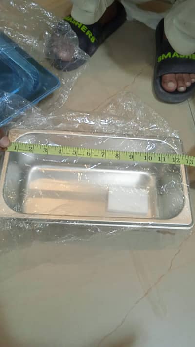 Stainless Steel GN  Food Storage Pan with Steel Lid.