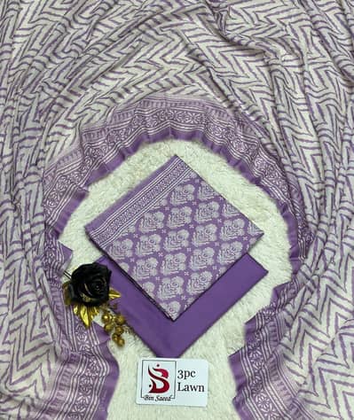 Brand (Binsaeed) 3pc unstitch suits