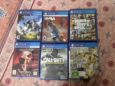 PS4 CDS (all working in new condition)