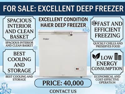 Haier Deep Freezer