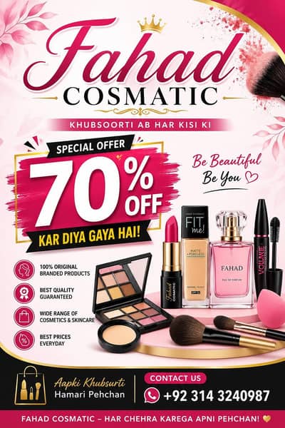 all kind of cosmetics