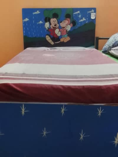 2 single bed with mattress for sale- good condition |