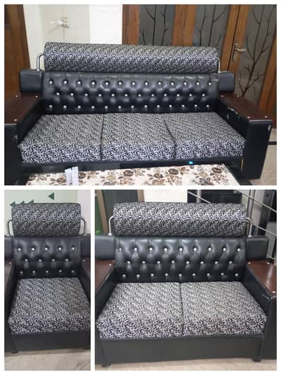 3 pieces 6 seater complete sofa set