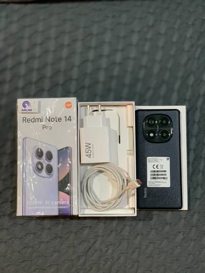Redmi note 14 Pro complete box 8+8 256Gb