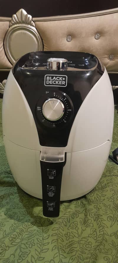 aerofry air fryer black and Decker cheap urgent sale