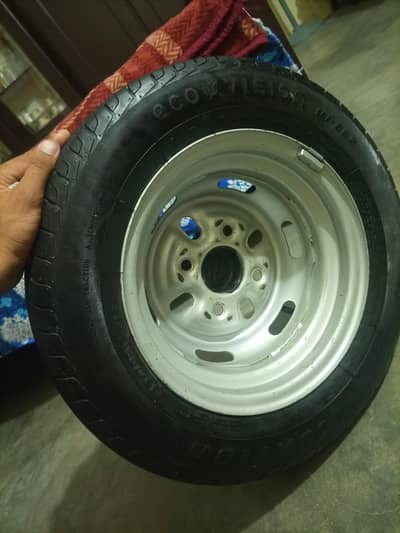 tyre with rim