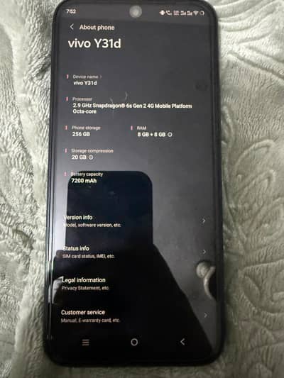 Vivo Y31d