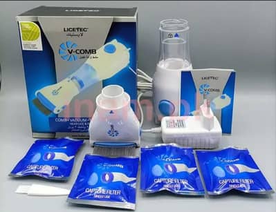v comb anti lice electric comb headlice nits knghee