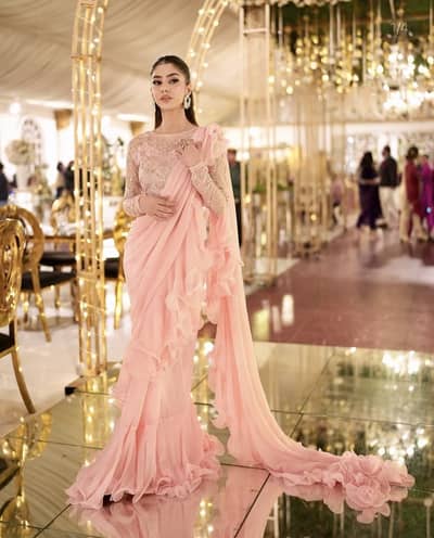 Chiffon Embroidered Saree