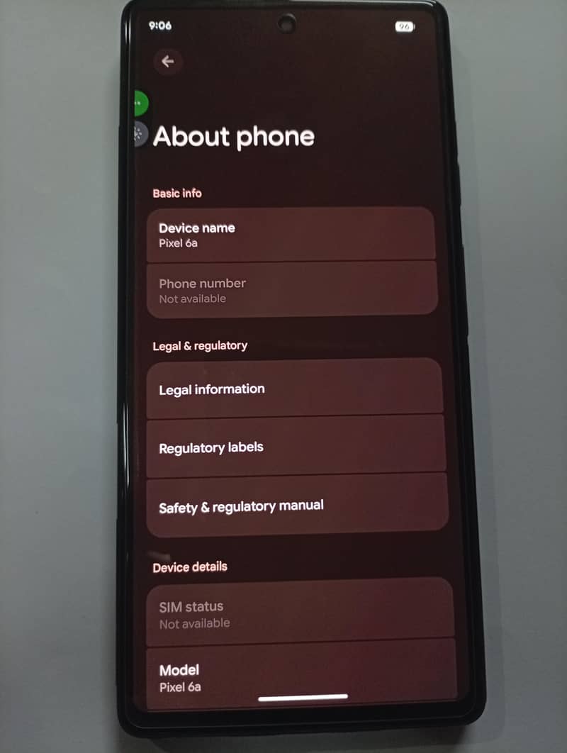 Google Pixel 6a (10/10 condition) 4