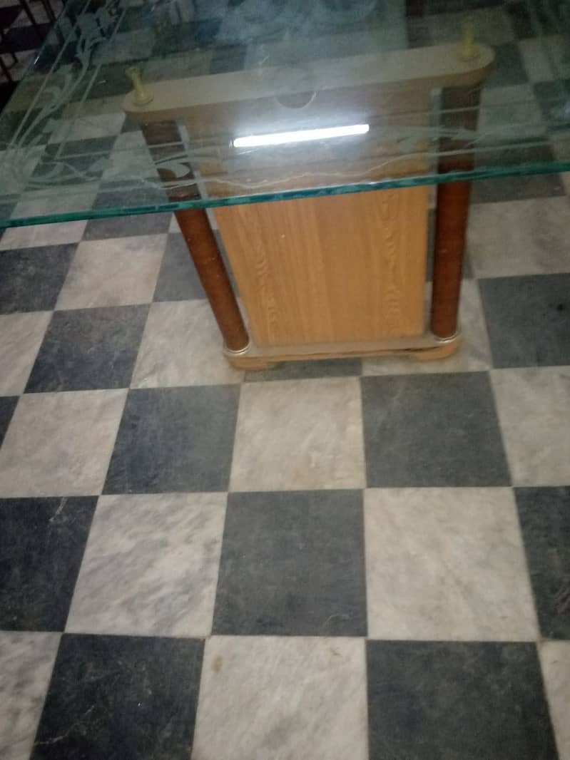 Dining table plus chairs 6 4