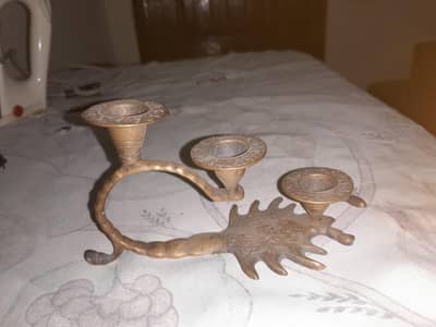 Copper Antiec Candal Stand