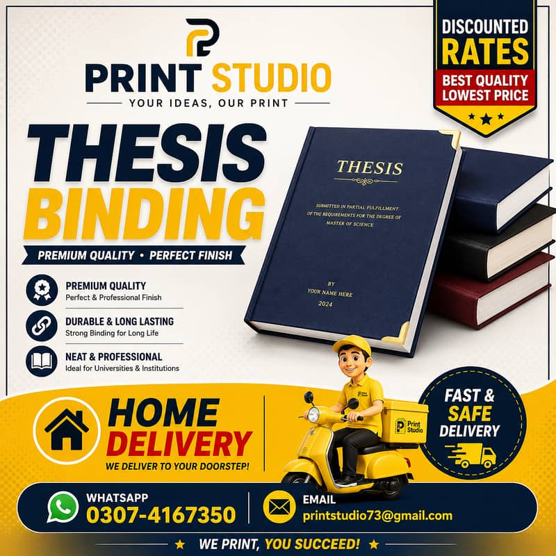 Thesis Binding and Printing 1