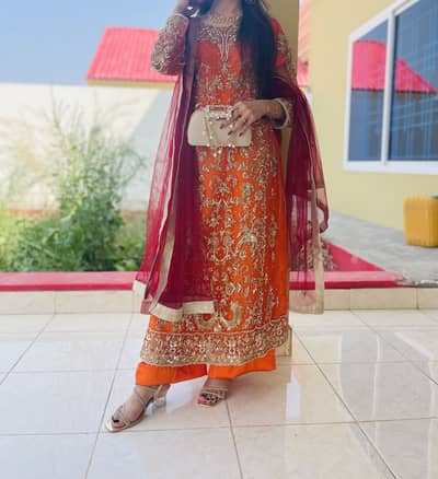 Ready to wear embroidered dress