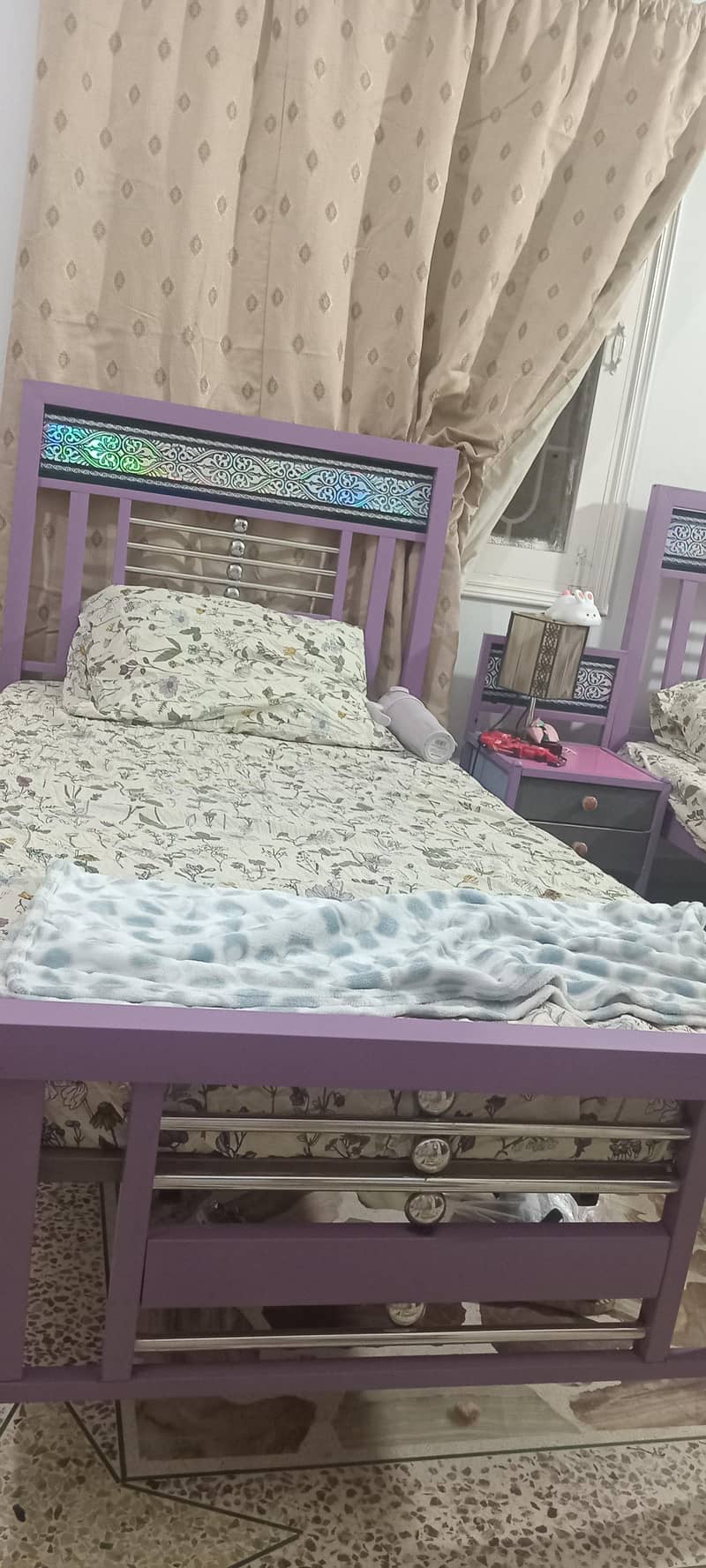 iron bed set 1