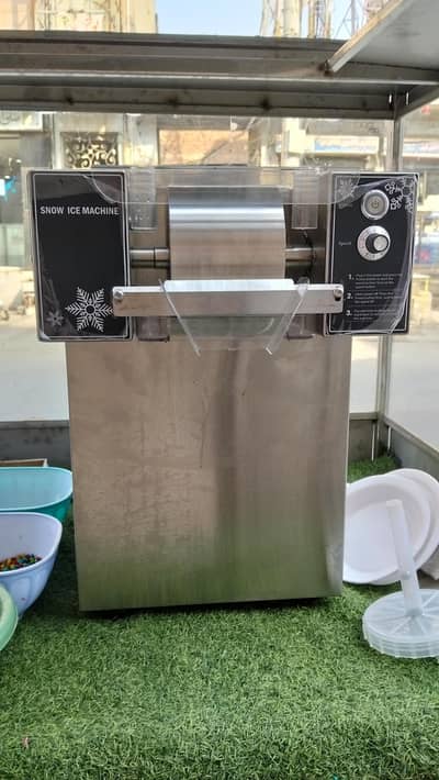 snow flakes ice cream machine