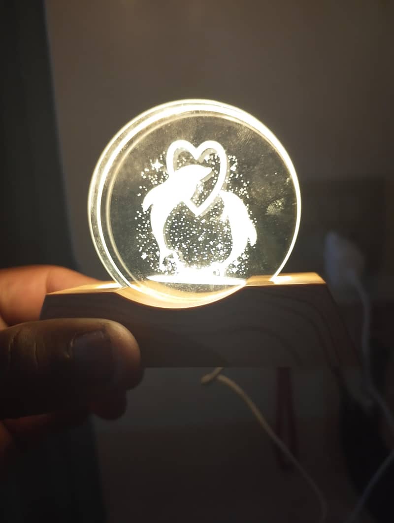 3d Creative lamp 0