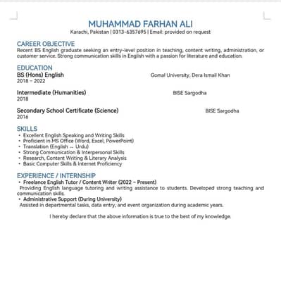 I Need Job