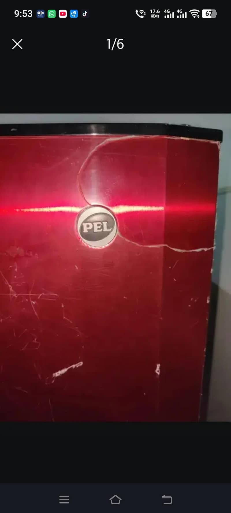 PEL  بیڈ روم سائز چھوٹی فرج بجلی کی بچت کے ساتھ 0