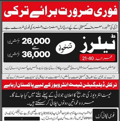 Turkey work visa available