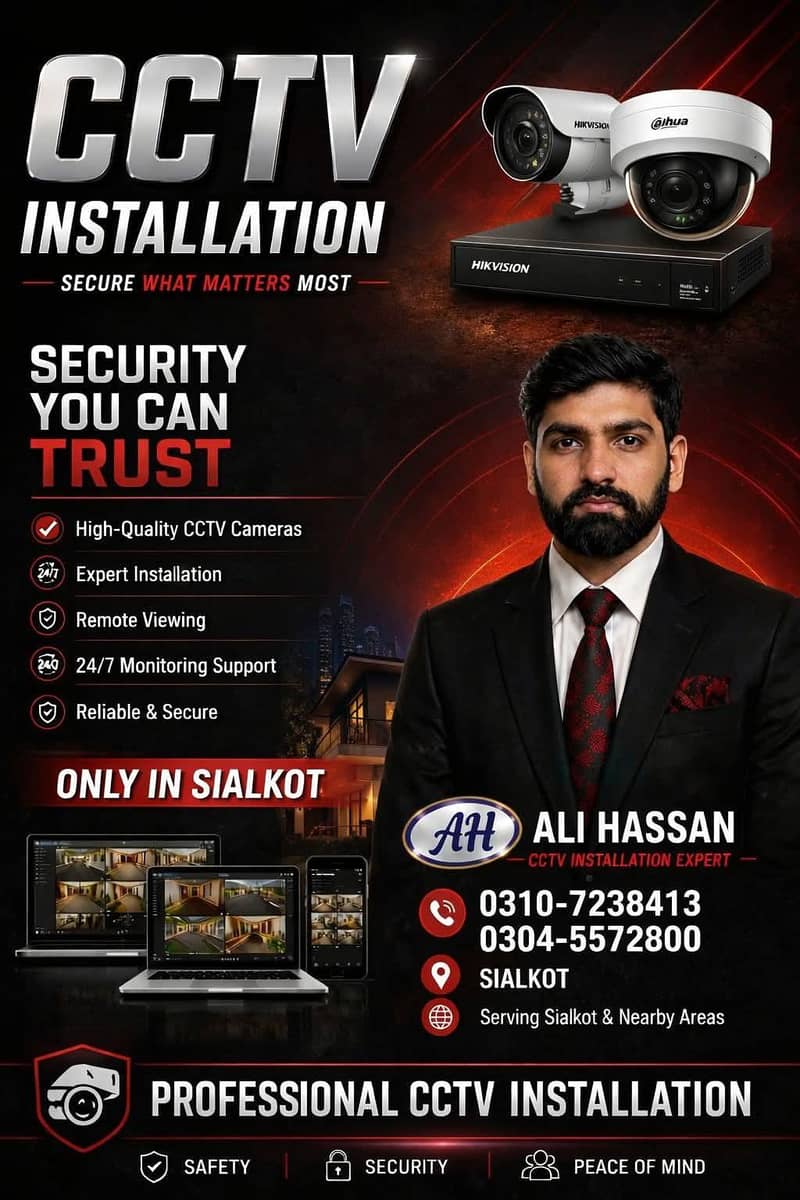 CCTV camera + installation 2