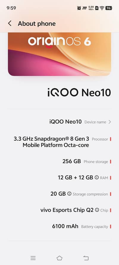 Vivo iQOO Neo10