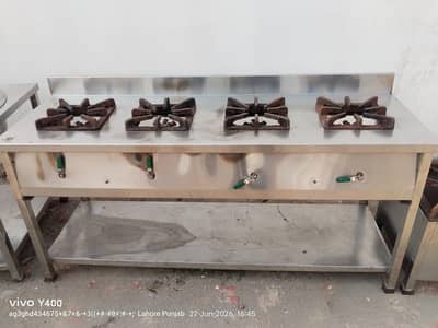 4 burner stove
