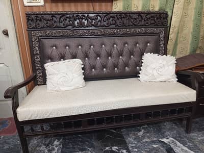 5 seater wooden sofa set, Ordered from Multan furniture showroom