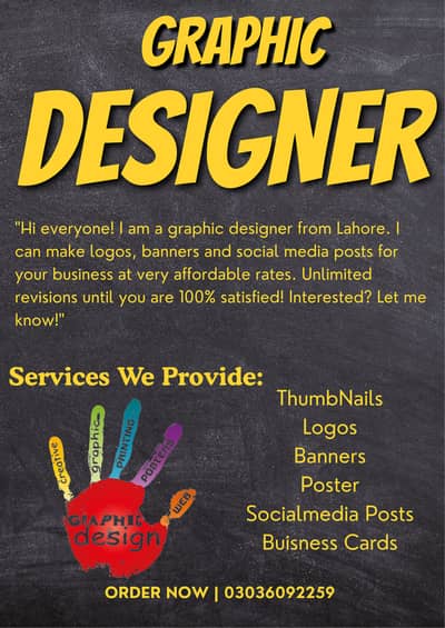 Professional Graphic Designer in Lahore |Logo,Banner,Social Media Post