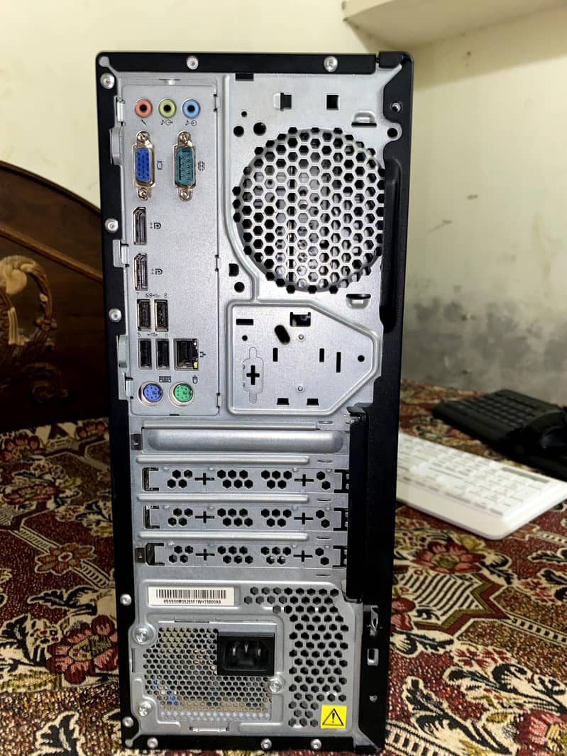 Computer with full setup. 1